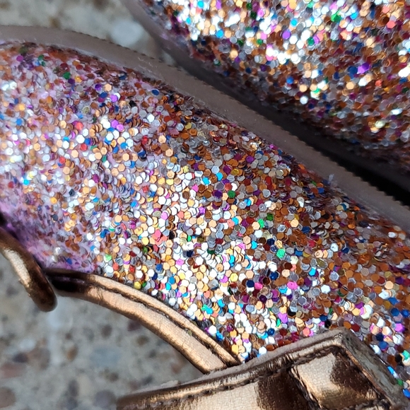 Felix & Flora Shoes Felix Flora Mary Jane Glitter One Strap Bear